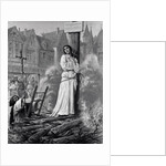 Drawing Depicting Joan of Arc in Loft by Anonymous