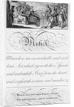 Chamber Music Group with Calligraphic Composition by Anonymous
