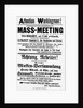 Haymarket Meeting Poster by Anonymous