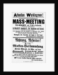 Haymarket Meeting Poster by Anonymous