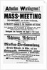 Haymarket Meeting Poster by Anonymous