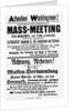 Haymarket Meeting Poster by Anonymous