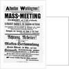 Haymarket Meeting Poster by Anonymous