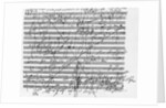 Display of Musical Score by Ludwig Beethoven by Anonymous
