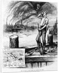 Cartoon of Air Pollution Engulfing City by Anonymous