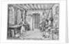 Sketch of Stradivari in His Workshop by Anonymous