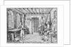 Sketch of Stradivari in His Workshop by Anonymous