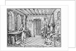 Sketch of Stradivari in His Workshop by Anonymous