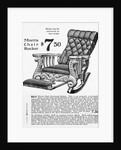 Advertisement for Morris Rocker Chair by Anonymous