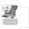 Advertisement for Morris Rocker Chair by Anonymous