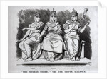 Caricature of the Triple Alliance by Anonymous