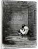 Insane Girl Sitting in a Dungeon by Anonymous