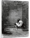 Insane Girl Sitting in a Dungeon by Anonymous
