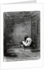 Insane Girl Sitting in a Dungeon by Anonymous