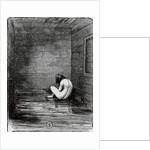 Insane Girl Sitting in a Dungeon by Anonymous