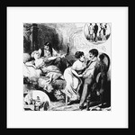 Illustration Depicting Prostitutes Cavorting with Swells by Anonymous