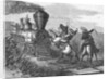 Cowboys Lassoing a Train by Anonymous