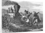 Cowboys Lassoing a Train by Anonymous