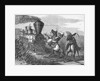 Cowboys Lassoing a Train by Anonymous