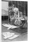 Omar Khayyam Working Out the 1074 A.D. Calendar by Anonymous
