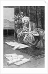 Omar Khayyam Working Out the 1074 A.D. Calendar by Anonymous