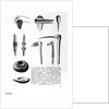 Book Illustration of Prehistoric Tools by Anonymous