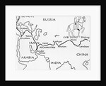 Map of Marco Polo's Travels by Anonymous