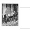 Bach Playing the Piano by Anonymous