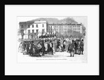 Illustration of Congregation Marching on London Street by Anonymous