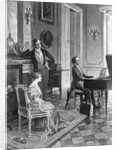 Mendelssohn Playing Before Queen Victoria by Anonymous
