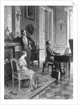 Mendelssohn Playing Before Queen Victoria by Anonymous