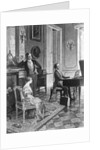 Mendelssohn Playing Before Queen Victoria by Anonymous