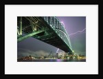 Bridge and Lightning at Sydney Harbour by Anonymous
