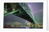 Bridge and Lightning at Sydney Harbour by Anonymous