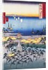 Demi Beach at Sumiyoshi in Settsu Province by Hiroshige