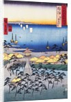 Demi Beach at Sumiyoshi in Settsu Province by Hiroshige