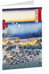 Demi Beach at Sumiyoshi in Settsu Province by Hiroshige