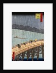 Ohashi, Sudden Shower at Atake by Ando Hiroshige