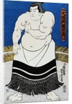 Japanese Print of a Sumo Wrestler Probably by Kunisada