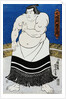 Japanese Print of a Sumo Wrestler Probably by Kunisada