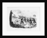 Taking of the Barricade at Sainte Catherine from Splendors of the French National Guard by Anonymous