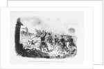 Taking of the Barricade at Sainte Catherine from Splendors of the French National Guard by Anonymous