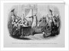 Lafayette Offering the Tricolor Cockade to the Municipality of Paris from Splendors of the French National Guard by Anonymous
