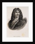 Portrait Engraving of Moliere by Anonymous