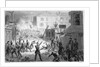 Engraving Depicting the Siege of the Barricades at la Villette from Splendors of the French National Guard by Anonymous