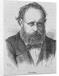 19th Century Portrait of French Socialist Joseph Proudhon from L'Histoire de France by Henri Jean Guillaume Martin