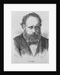 19th Century Portrait of French Socialist Joseph Proudhon from L'Histoire de France by Henri Jean Guillaume Martin