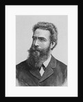 19th Century Portrait of Wilhelm Conrad Rontgen from Album de la Science, Savants Illustres, Grandes Decouvertes by Anonymous