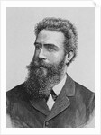 19th Century Portrait of Wilhelm Conrad Rontgen from Album de la Science, Savants Illustres, Grandes Decouvertes by Anonymous