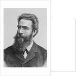 19th Century Portrait of Wilhelm Conrad Rontgen from Album de la Science, Savants Illustres, Grandes Decouvertes by Anonymous